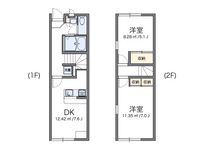 レオパレス半田東Ａ 間取り図