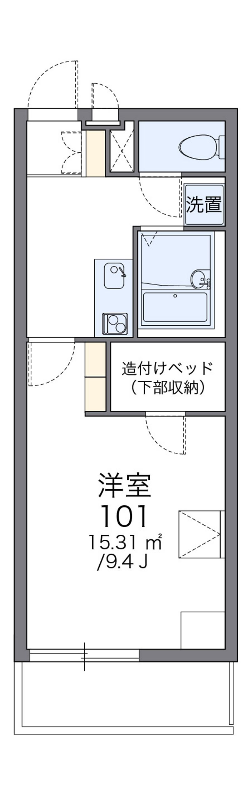 leopalace Kamitsuchida Minami Floor plan