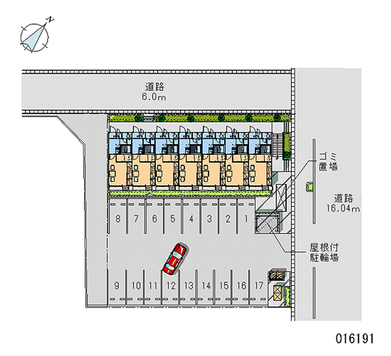 16191 bãi đậu xe hàng tháng