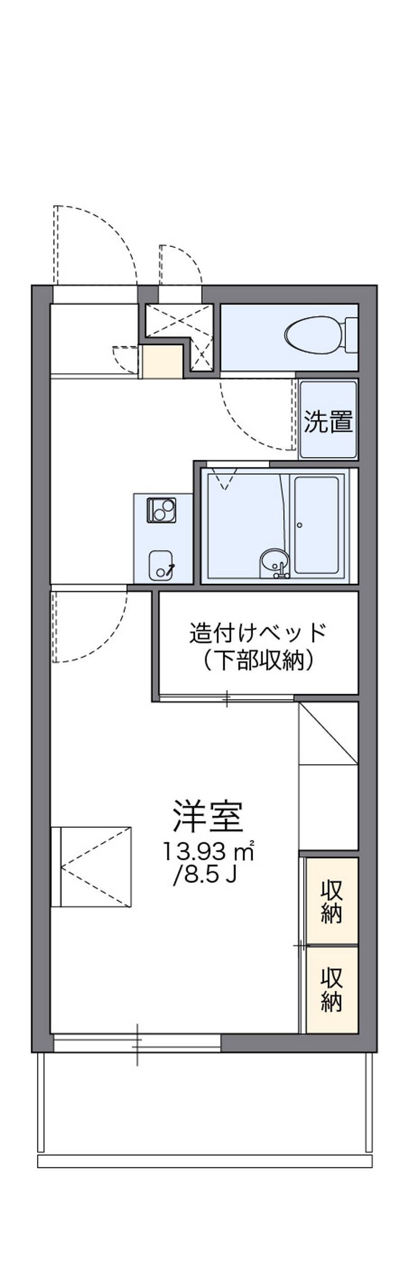 レオパレス島上 間取り