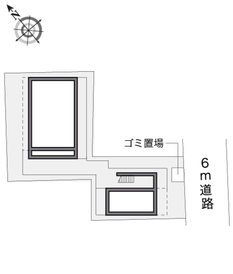レオパレスＭＩＷＡ 配置図