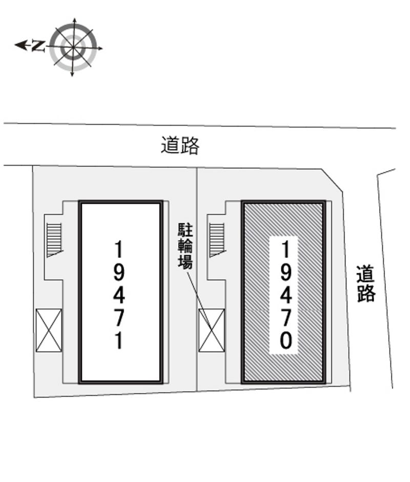 レオパレスプレミールⅠ 配置図