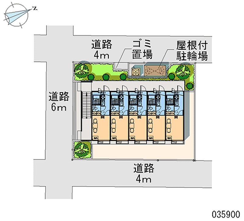 レオパレスＳＥＡＣＯＴＴＡＧＥ 区画図