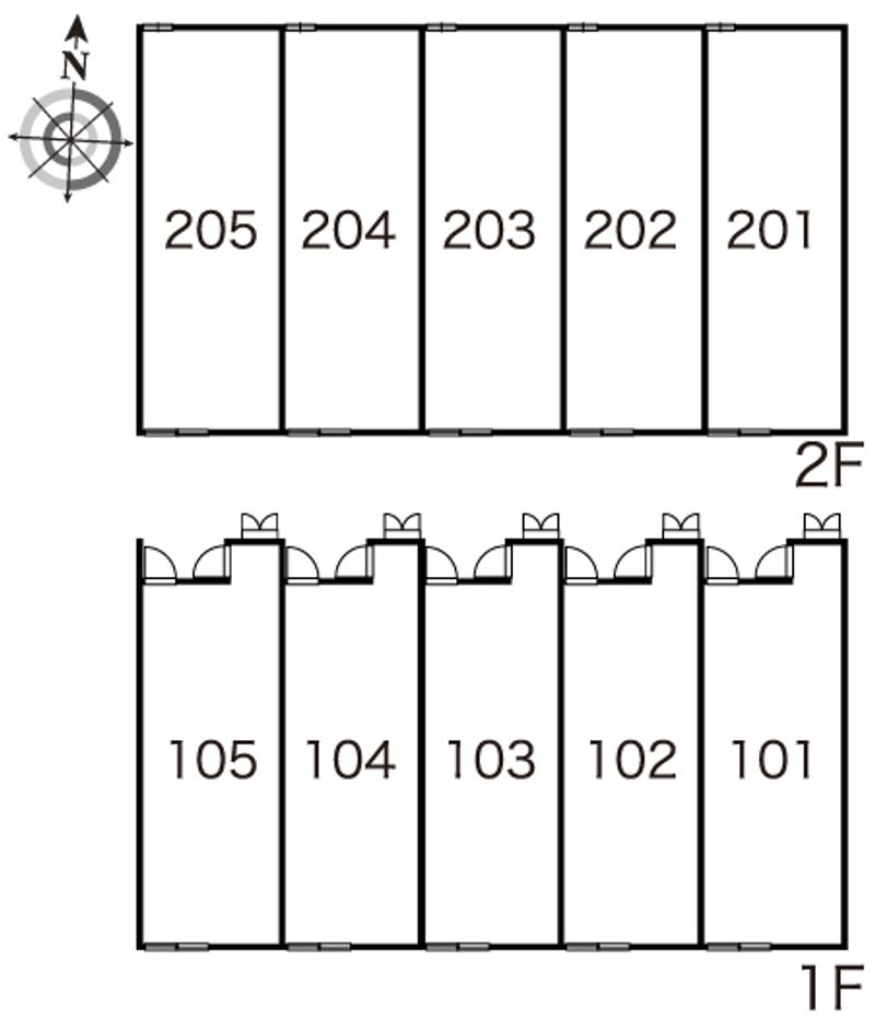レオパレスＳ 間取配置図