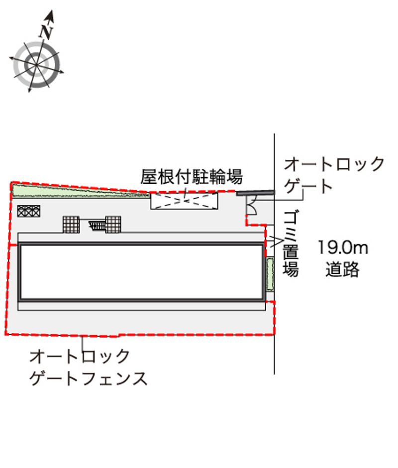 レオパレスヴィクトワール 配置図