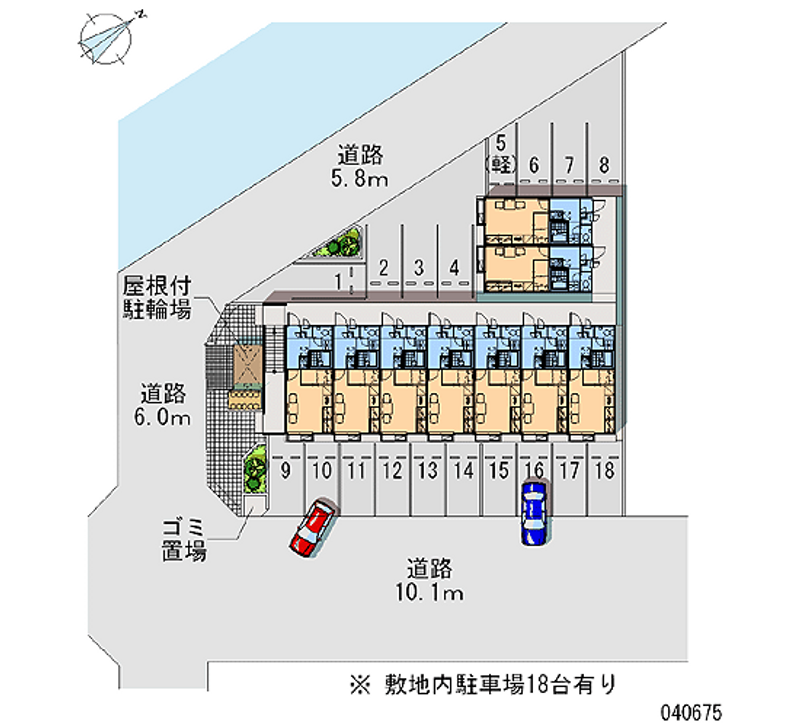 40675 Monthly parking lot