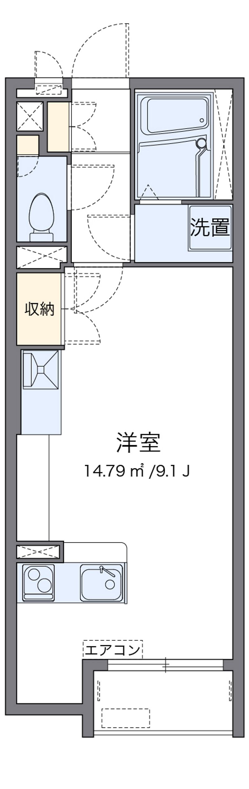 ミランダ奈紗お茶山 間取図