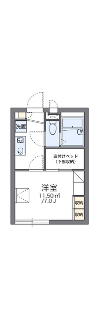 レオパレスＦｉｎｅ　ＶｉｅｗⅡ 間取り図