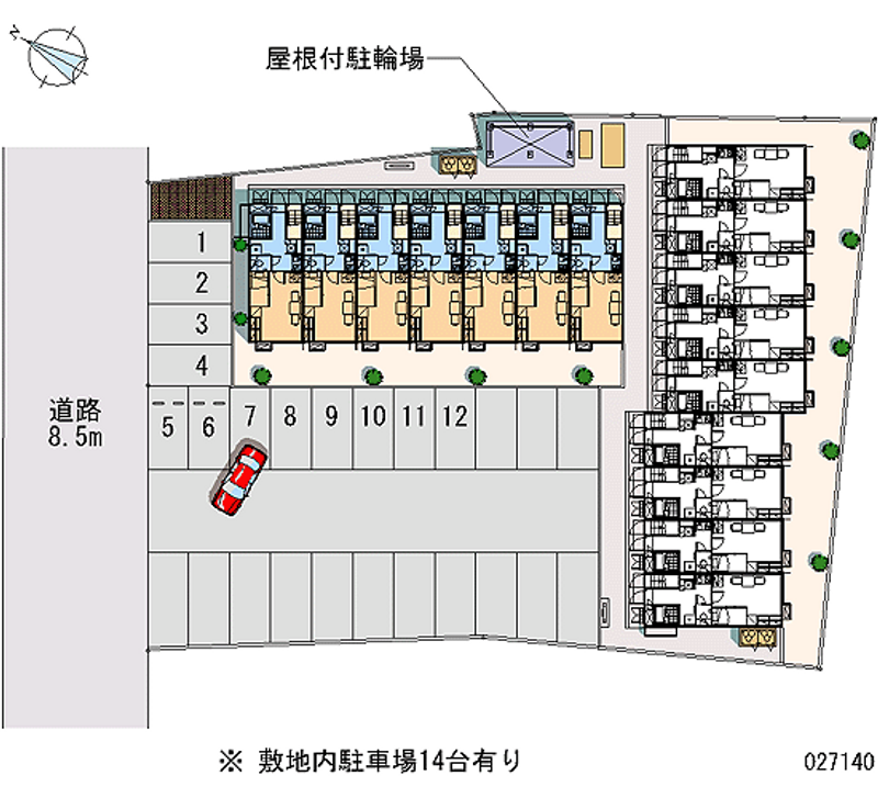 27140 Monthly parking lot