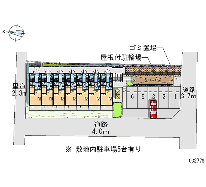 レオパレスカサブランカ 区画図