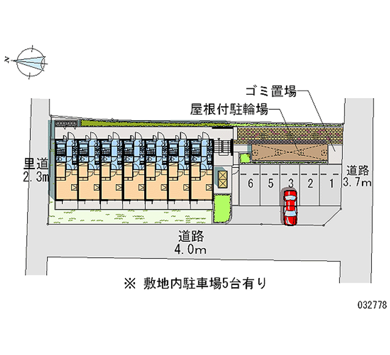 レオパレスカサブランカ 月極駐車場