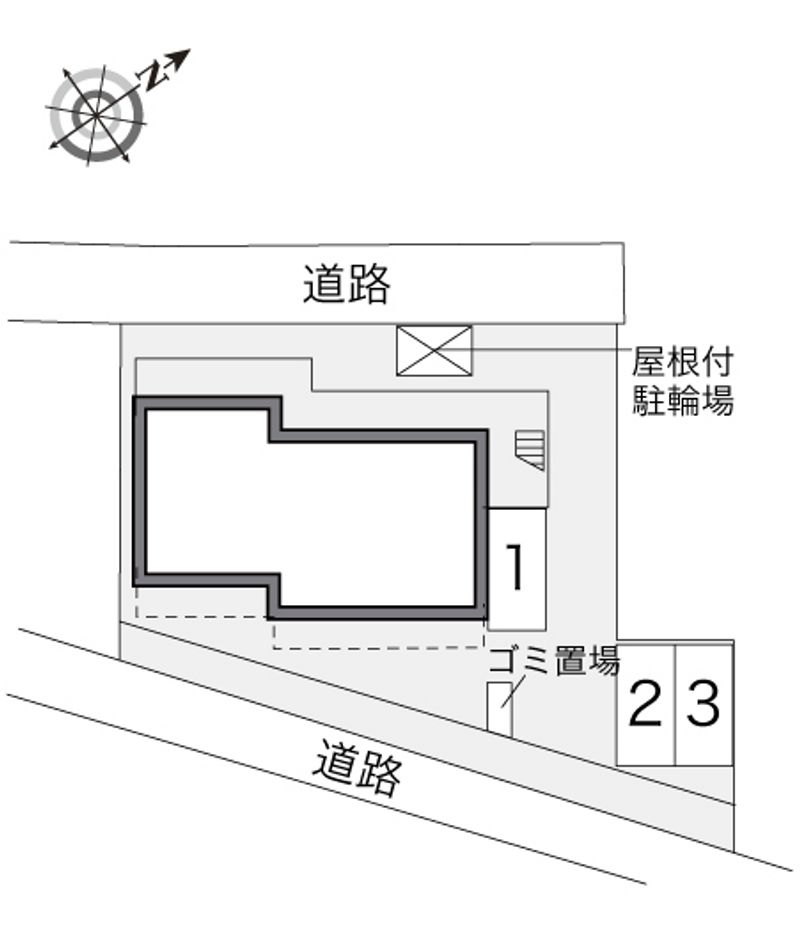 レオパレス晃栄 駐車場