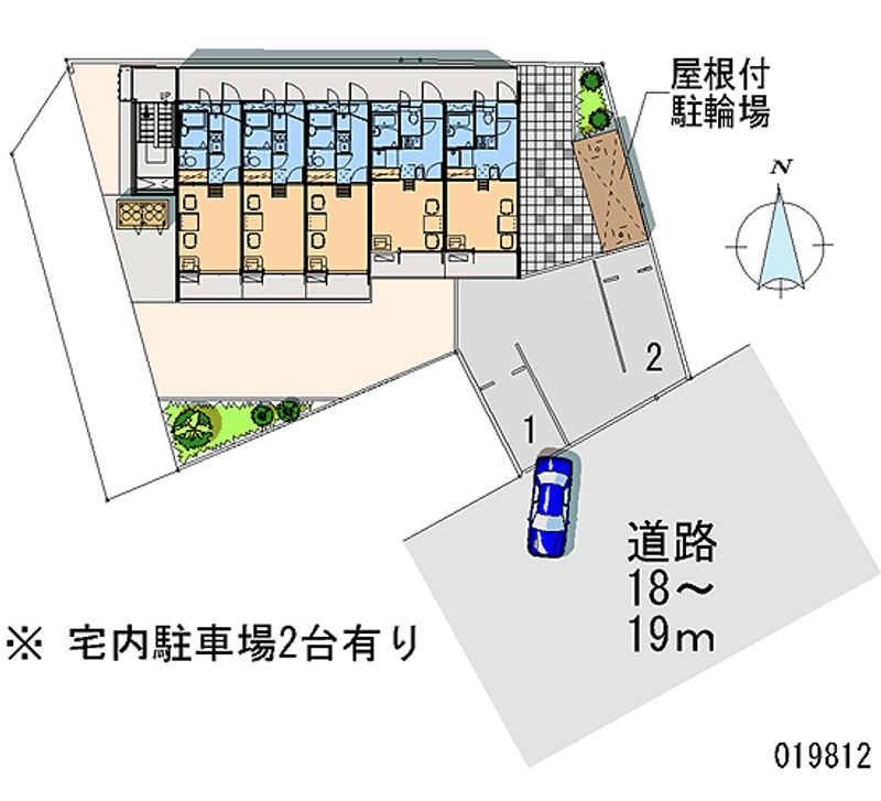 レオパレスＫ・Ｙ 区画図