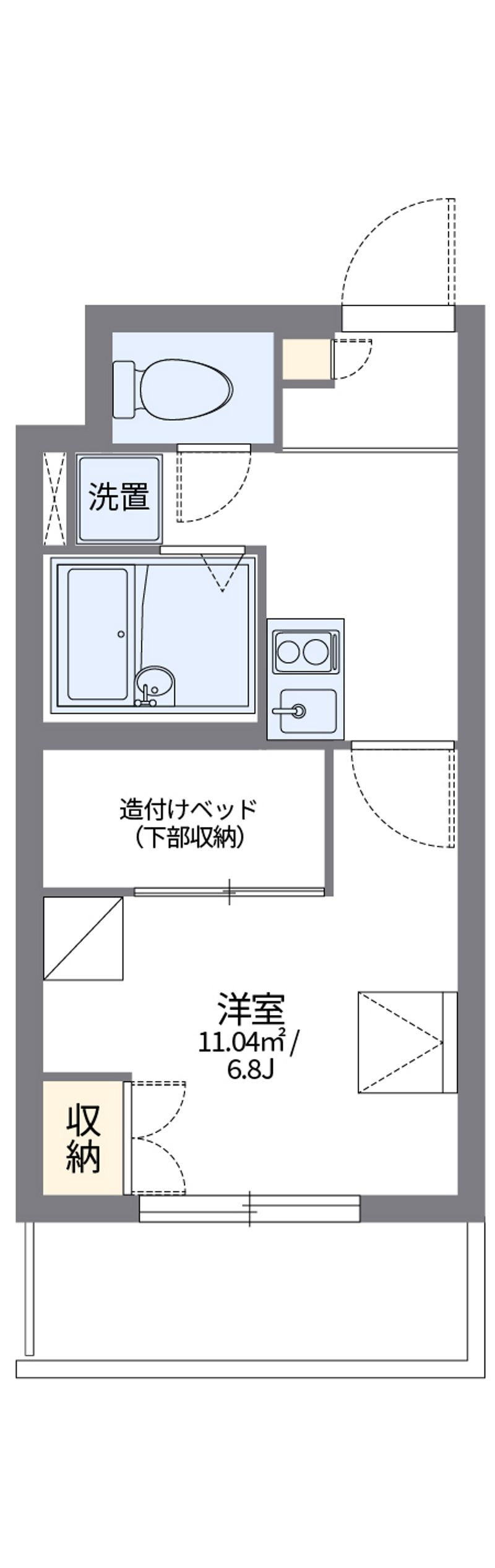 レオパレス本駒込 間取図
