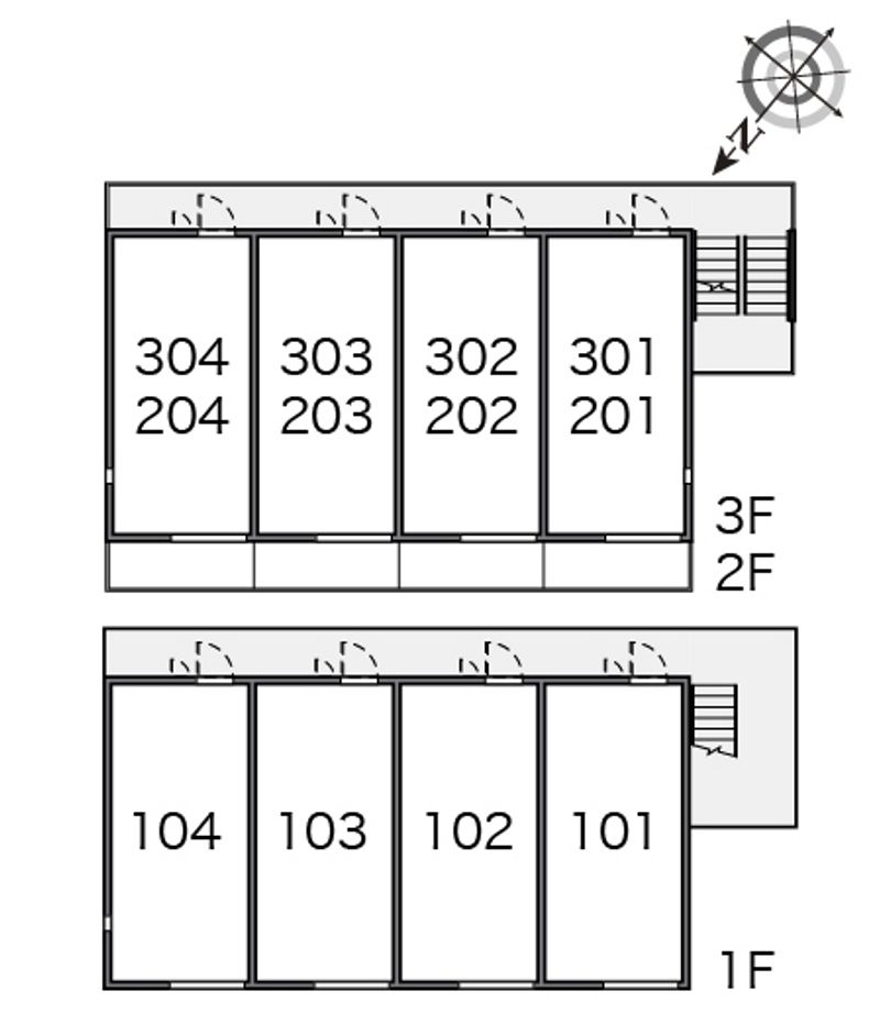 レオネクストＣＯＺＹ 間取配置図