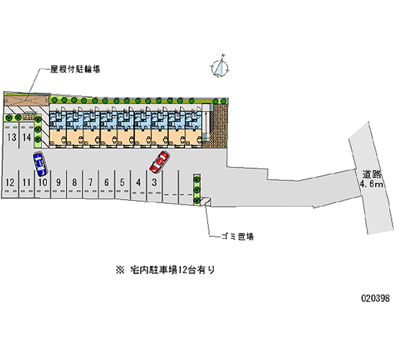 レオパレスＡＩ 月極駐車場