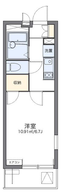 レオパレスシャルダン 間取り図