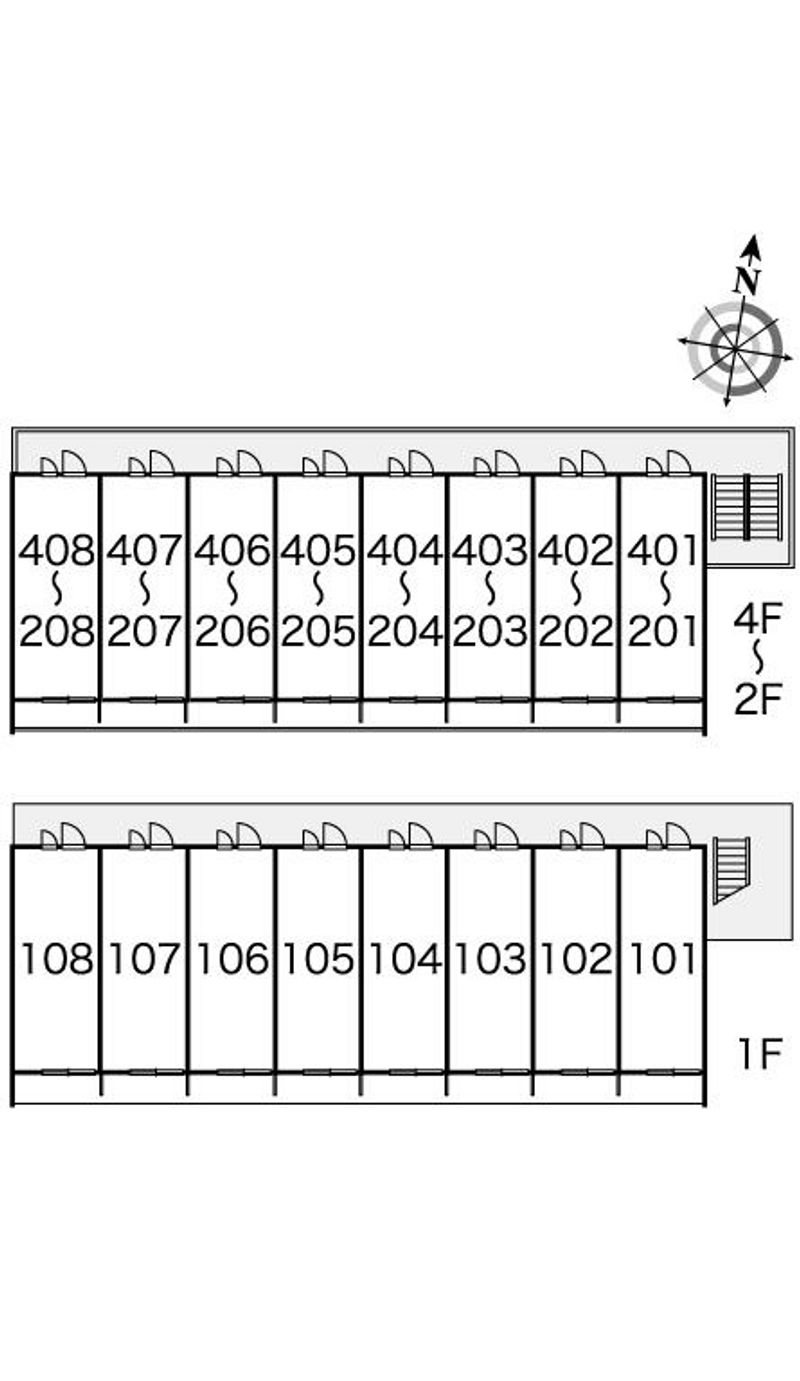レオパレストレモロ 間取配置図
