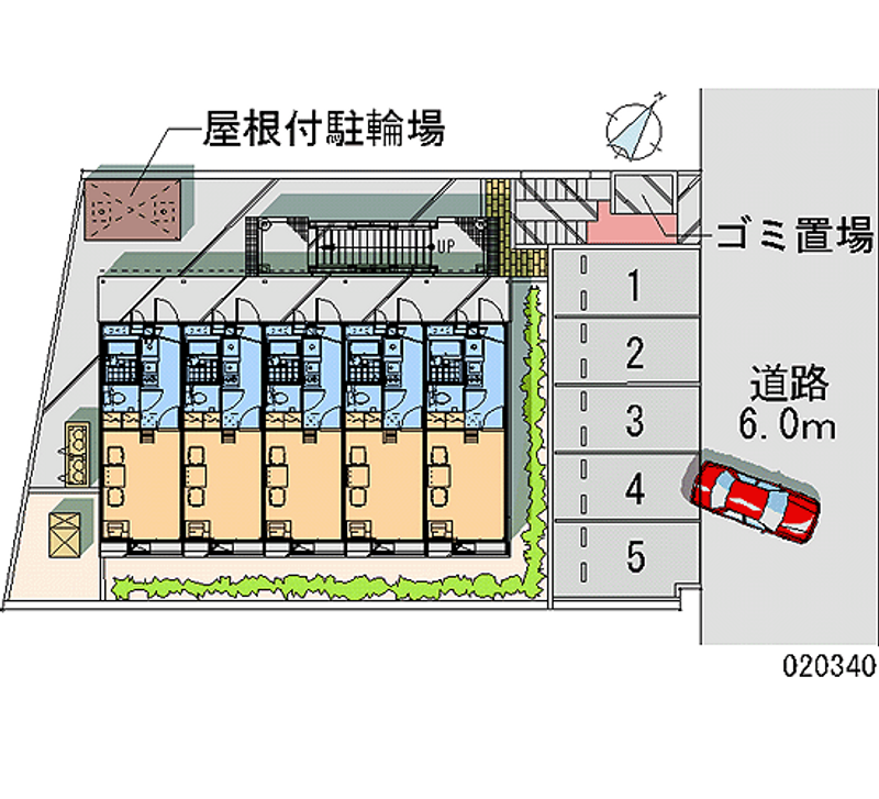 レオパレスディアコート・Ｓ 月極駐車場