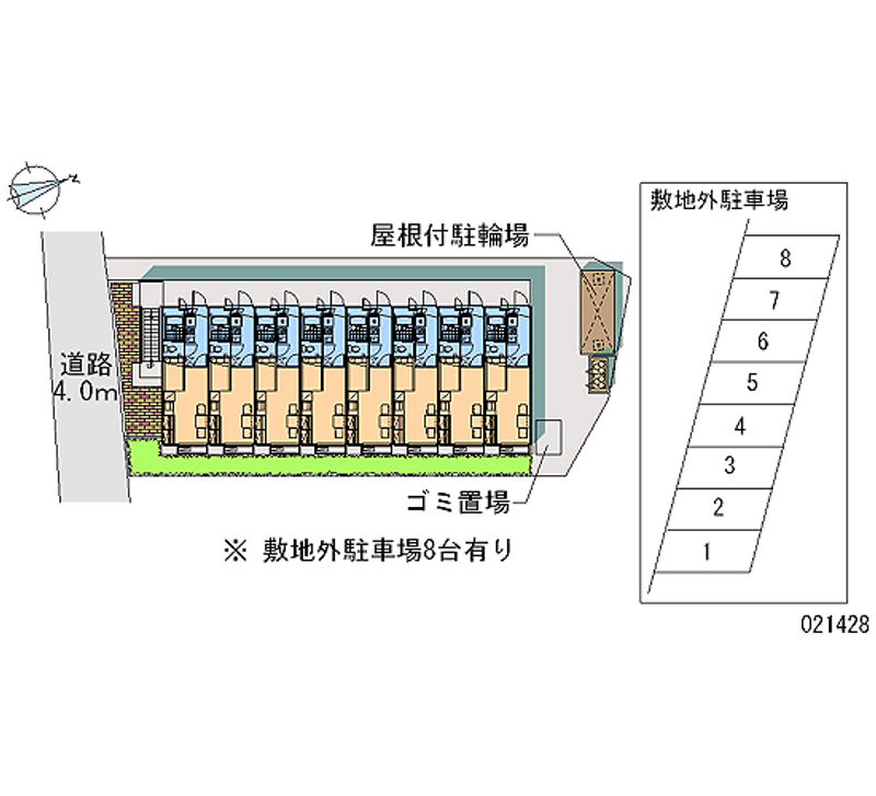 21428 bãi đậu xe hàng tháng