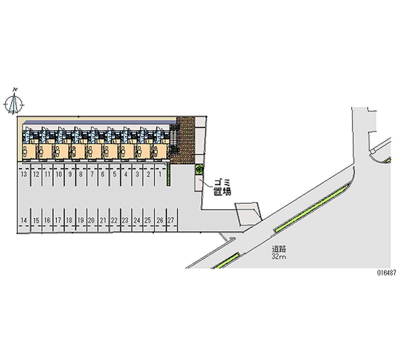 16487 Monthly parking lot