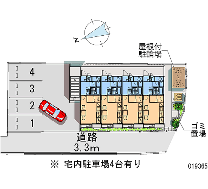レオパレス高木 区画図