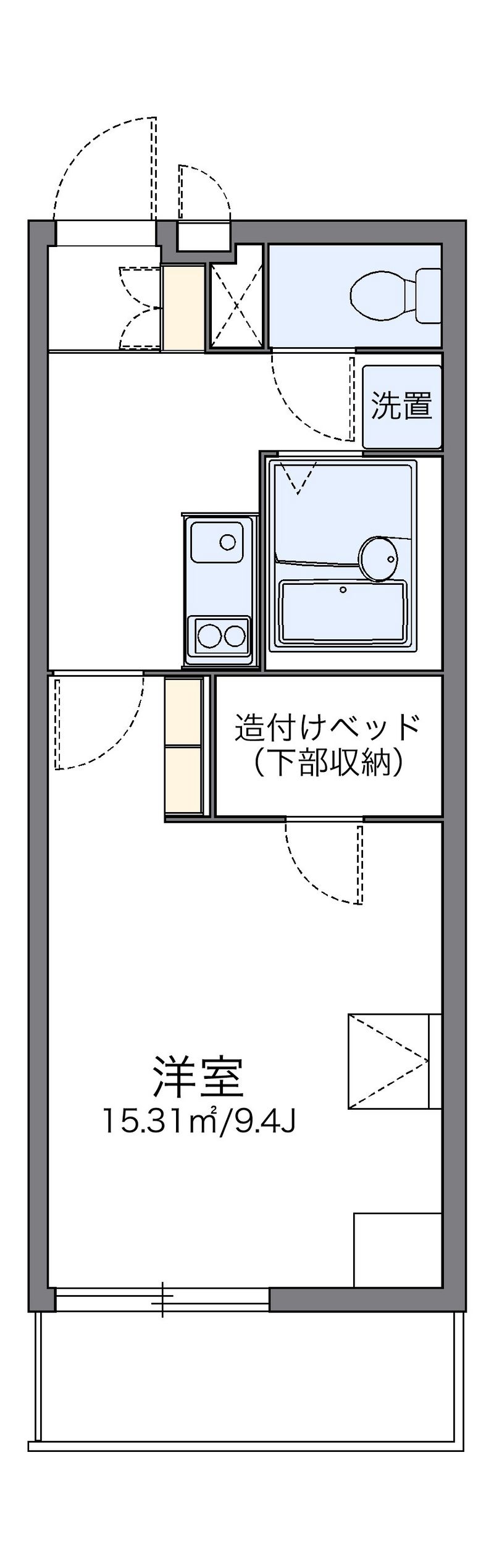 レオパレス夕映え 間取り