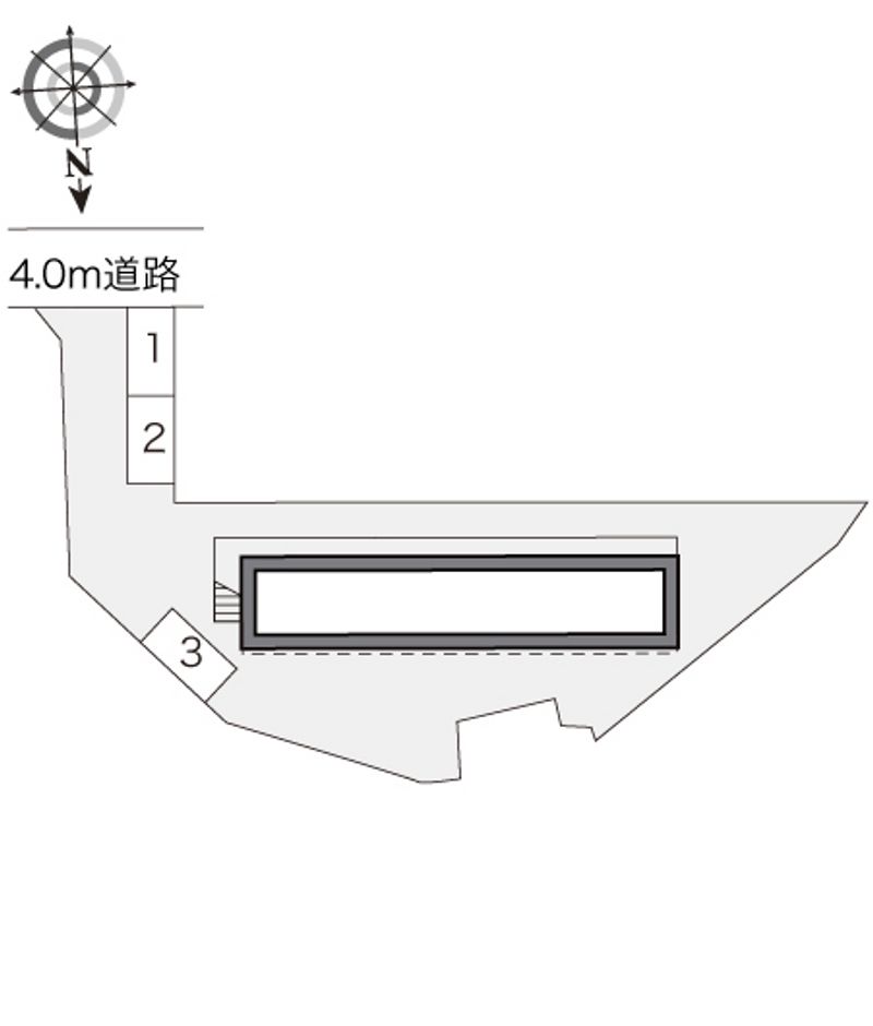 レオパレス常盤台 配置図