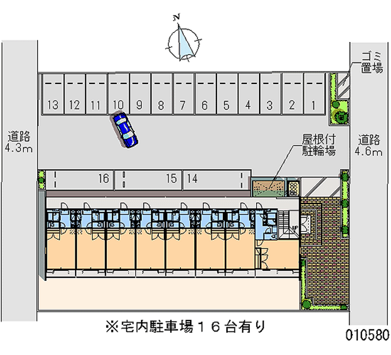 レオパレスアイルＴＳＵ 月極駐車場