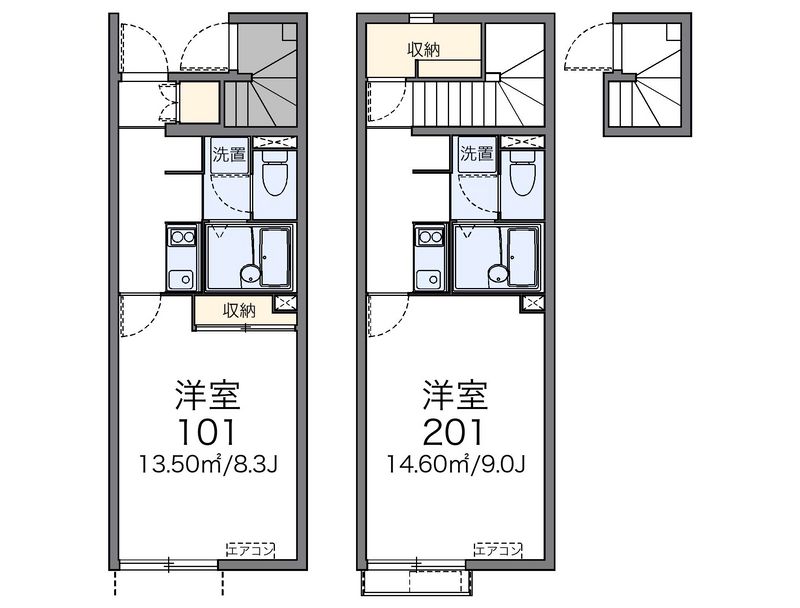 レオネクストクレーネー 間取図