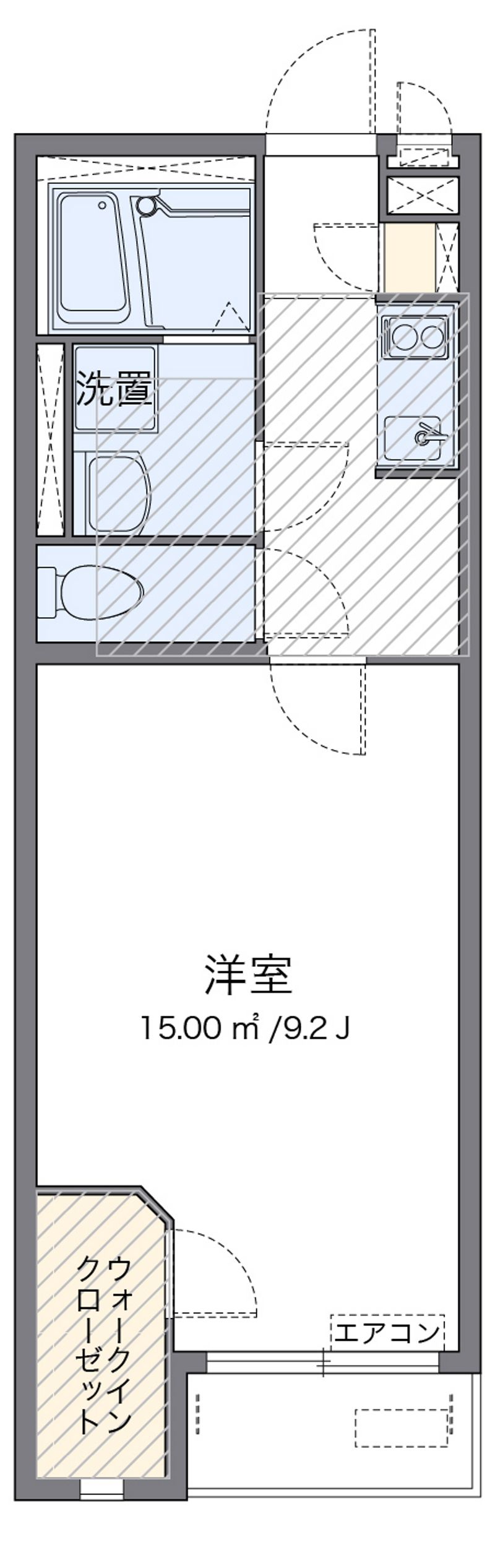 ミランダ三本木 間取図