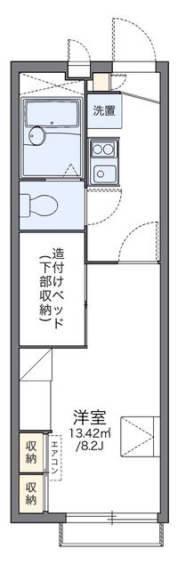 レオパレスこまつ 間取り図