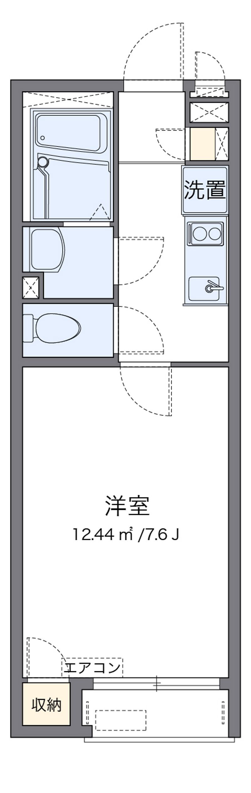 レオネクストアメニティハイム５ 間取図