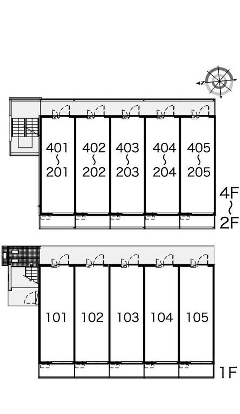 レオパレス華 間取り配置図