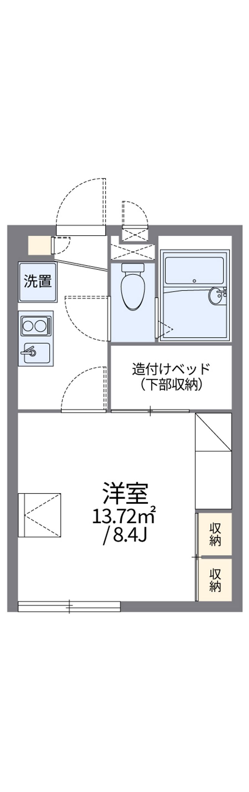 レオパレスＲｏｕｔｅ　Ｌｅｏｎ 間取図