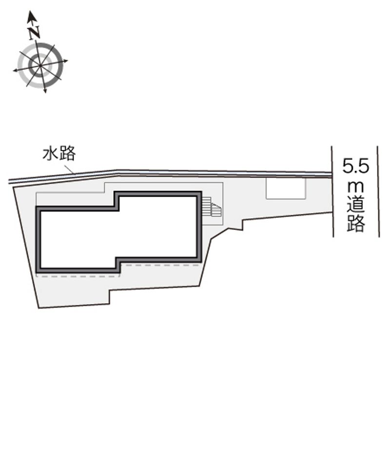 レオパレス花水木 配置図