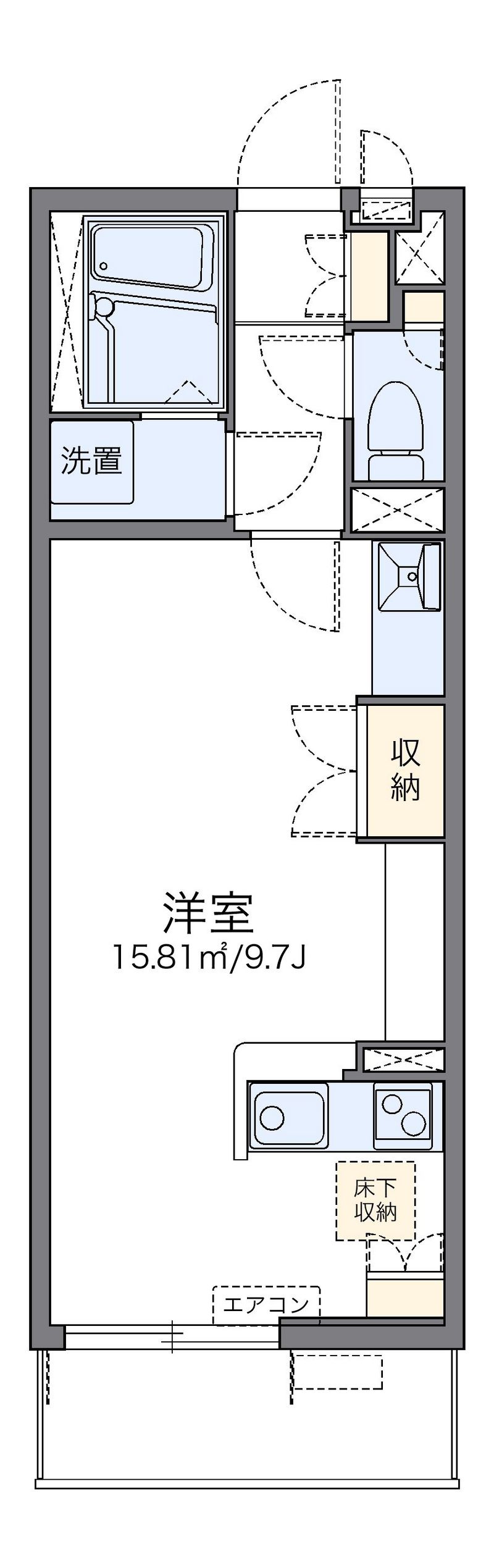 レオネクストＯＲＣＨＩＤ　Ｔ 間取図