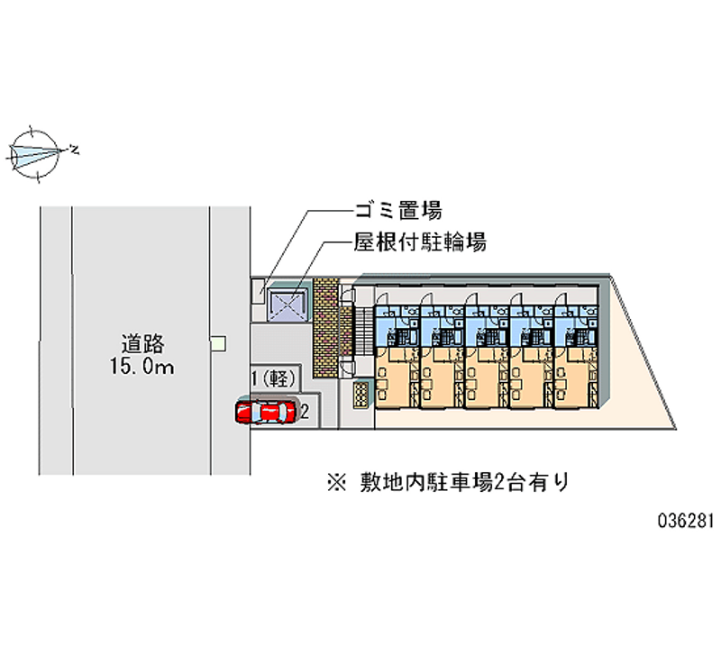 レオパレスカーサブリランテ 区画図