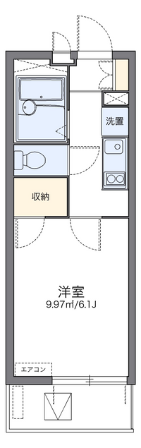 レオパレス元住吉桜下 間取り図