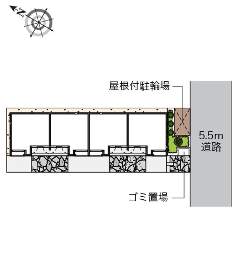 レオネクストＨＯＳＯＹＡⅢ 配置図