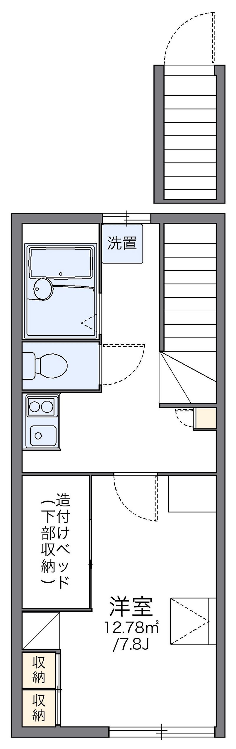 レオパレスフェリーチェ 間取図
