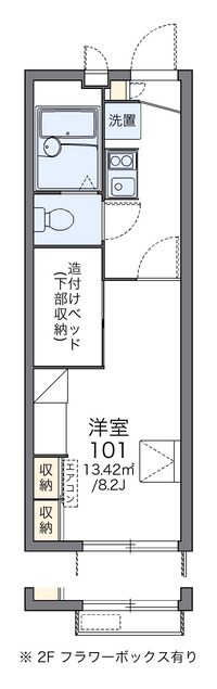 レオパレスドマーニ　サルーテ 間取り図