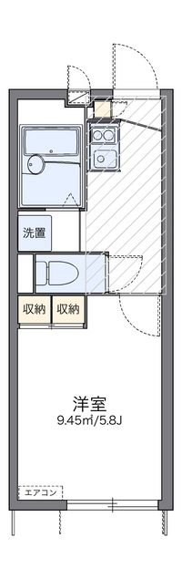 レオパレスモモナ 間取り図