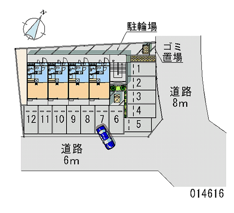 14616 Monthly parking lot