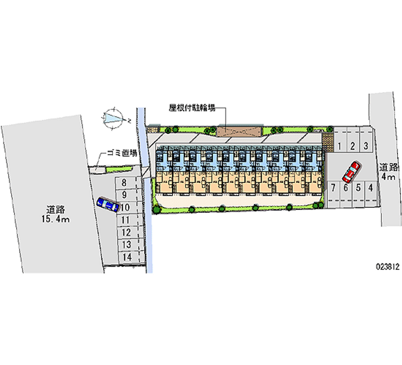 23812 Monthly parking lot