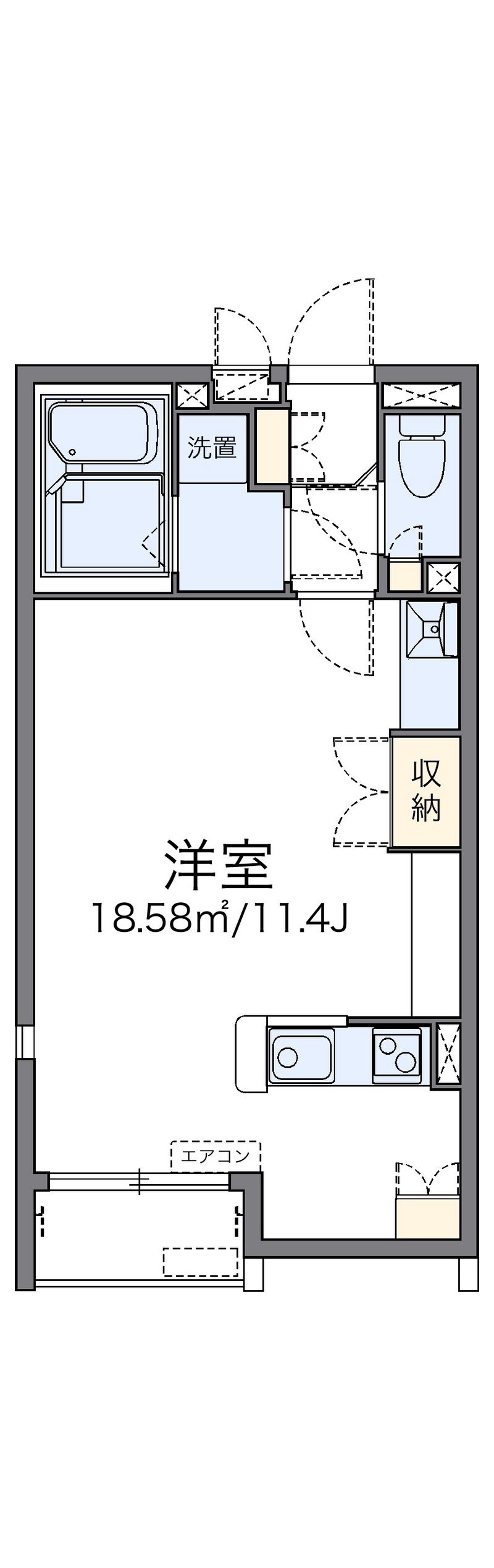 レオネクストソシアル 間取図