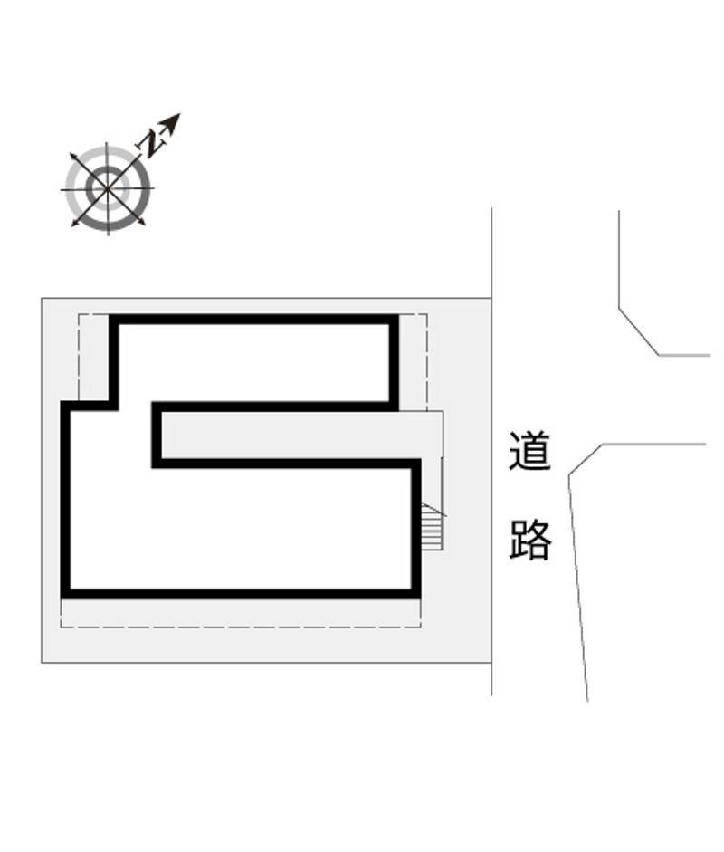 レオパレス佃 配置図