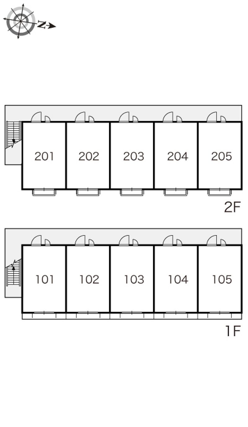 レオパレスインフォレスタ 間取り配置図