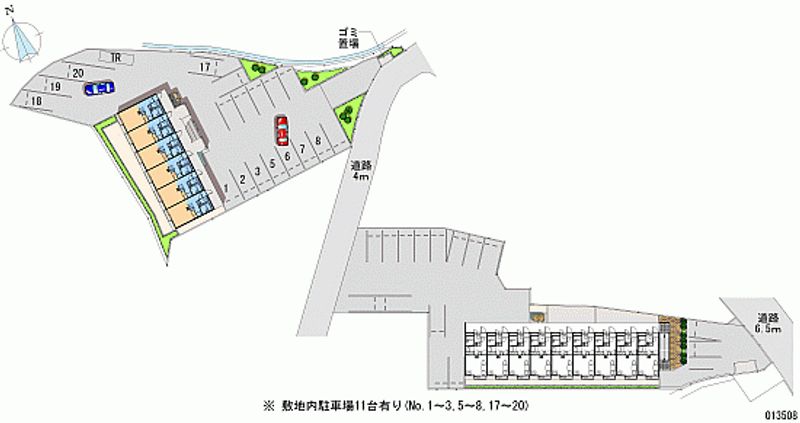 レオパレス須磨の森 月極駐車場