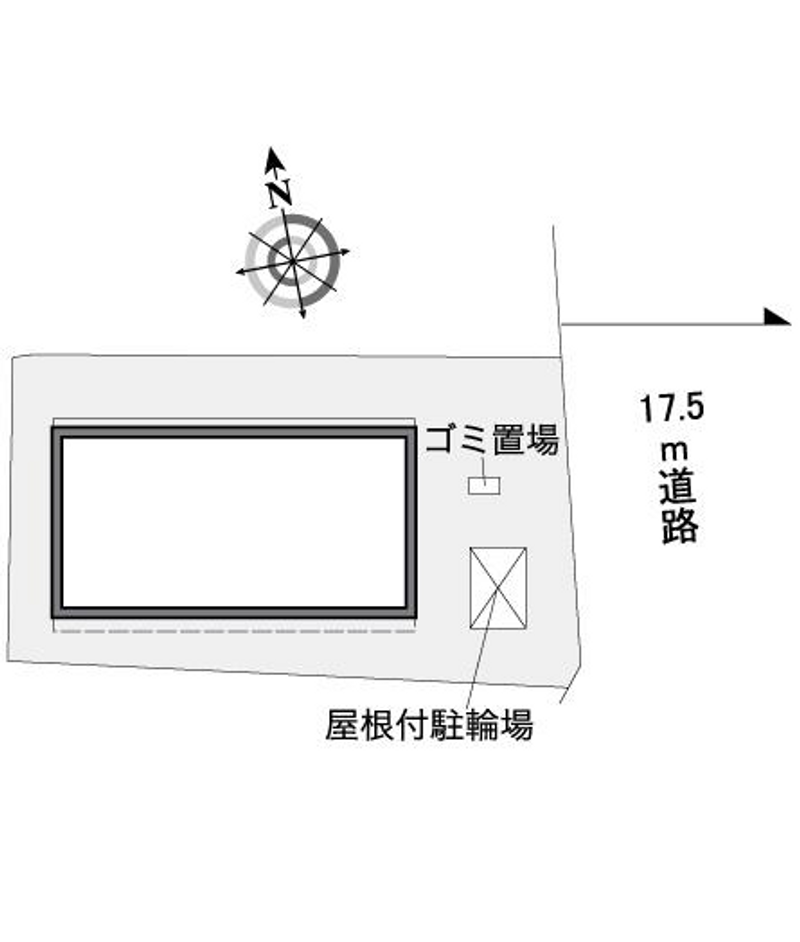 レオパレスアイビーコート８Ⅱ 配置図